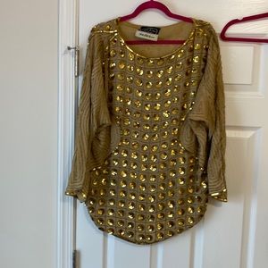 Beautiful Joseph Le Bon metallic top